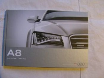 Audi A8 +L + L W12 Buch November 2011 + exclusive