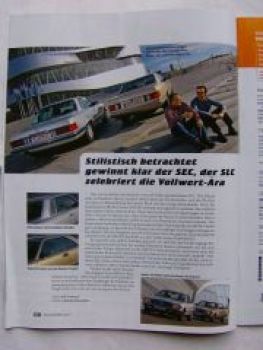 Youngtimer 2/2011 BMW 635CSi E24,280SLC R107 vs. 500SEC C126