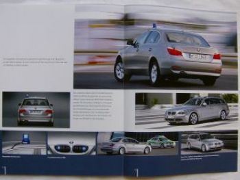 BMW Einsatzfahrzeuge 5er Limousine Touring E60 E61 August 2005