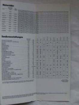 BMW Preisliste Motorrad 10.August 1982 R45 R65 R80 R100