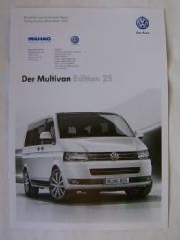 VW T5 Multivan Edition 25 November 2011 NEU