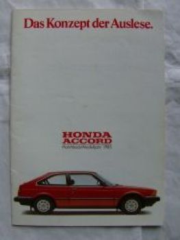 Honda Accord Hatchback Modelljahr 1983