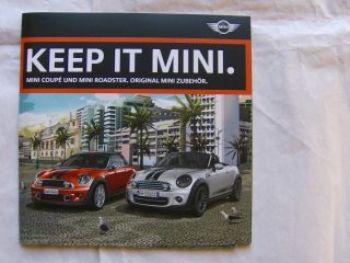 BMW Mini Coupè & Roadster Original Zubehör R58 R59 Dezember 2011