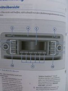 VW RCD 210 Radio Betriebsanleitung November 2007