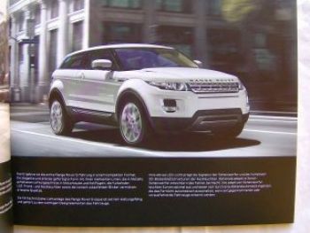Range Rover Evoque August 2011 +Preisliste NEU
