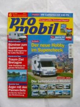 pro mobil 6/2000 Rotec 6400Ti, Bavaria Camp,40 Jahre Knaus