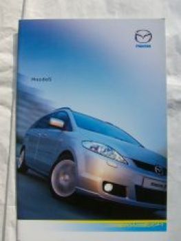 Mazda 5 Prospekt Comfort Exclusive Top Januar 2007
