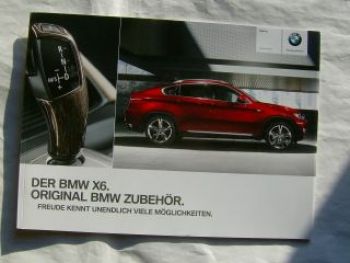 BMW X6 E71 Original Zubehör Katalog Februar 2011 NEU