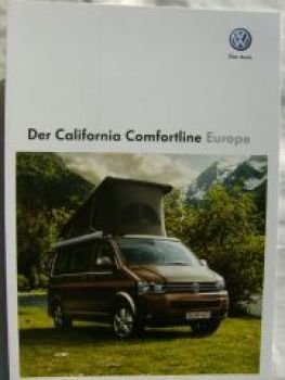 VW T5 Calfornia Comfortline Europe November 2011 +Preisliste NEU