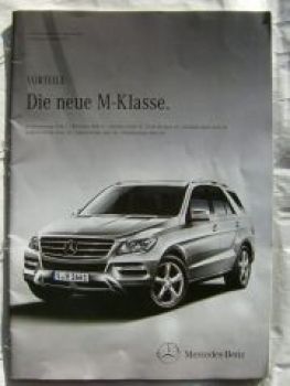 Mercedes Benz M-Klasse Vorteile W166 Juni 2011 +Wettbewerbsvergl