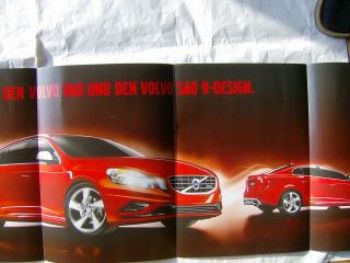 Volvo S60 V60 R-Design Prospekt 2011 NEU Typ Y20