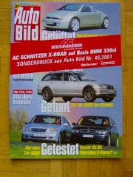 Auto Bild 45/2001 AC Schnitzer X-Road auf Basis BMW 330xi E46
