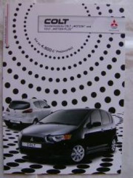 Mitsubishi Colt MOTION + MOTION PLUS Oktober 2011