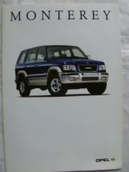 Opel Monterey +RS +Limited April 1998 +Preisliste NEU