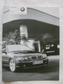 BMW Preisliste 3er Cabrio E46 318ci-330ci+320cd September 2004