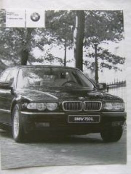 BMW Prijslijst 7-serie 1. September 1999 728i-750il,725tds,730d,