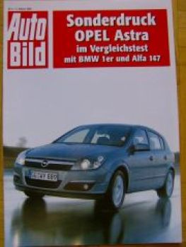 Auto Bild 6/2005 Opel Astra im Vergleich mit 1er E87 Alfa 147