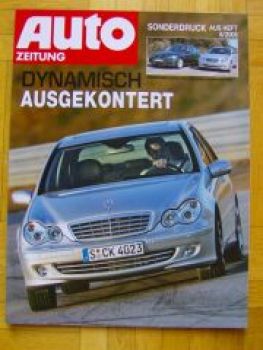 Auto Zeitung 6/2005 Mercedes C-Klasse C 350 W203 gegen BMW 330i