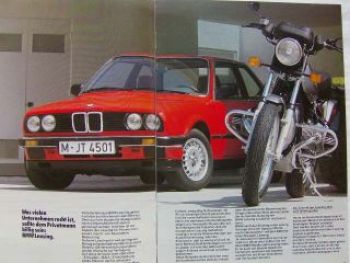 BMW Leasing März 1983 E28 E30 E23 E24 525e 524td