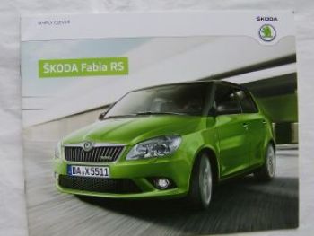 Skoda Fabia +Combi RS Oktober 2011 +Preise