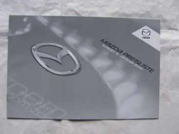 Mazda Preisliste 2.1.2012 Modelle:2,3,5,6, MX-5,CX-7,BT-50