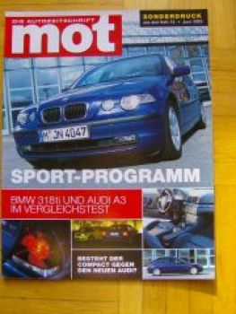 mot 15/2003 BMW 318ti E46 compact gegen Audi A3 Vergleich