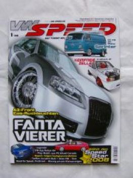 VW Speed 1/2008 T2 mit 911 Motor, Corrado,Käfer,Lupo,Typ3