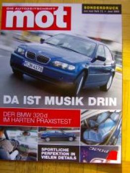 mot 13/2003 BMW 320d E46 im haten Praxistest