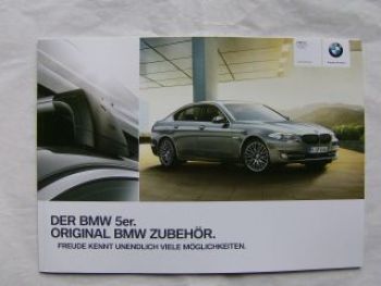 BMW 5er Limousine Touring F10 F11 Original Zubehör August 2010 :  Autoliteratur Höpel