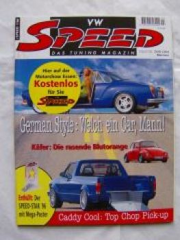 VW Speed 3/1997 VW Caddy,Käfer,Karmann Ghia