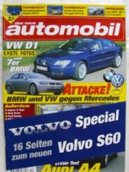 das neue autmobil 12/2000 Volvo S60 Special,VW D1,Corsa C,Lexus
