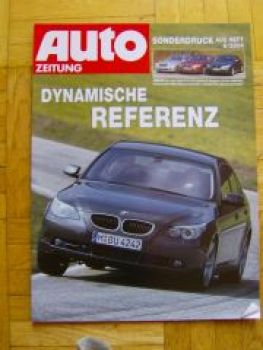 Auto Zeitung 8/2004 BMW 530d E60 im Vergleich..