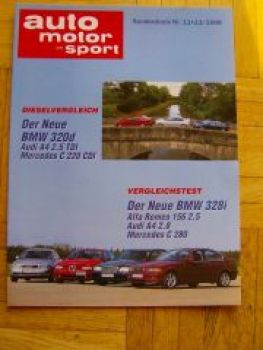 AMS 11+13/1998 BMW 320d E46 gegen.. + 328i gegen..