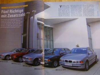 Auto Zeitung 4.Generation BMW 5er E39 +Kaufberatung+Vergleich