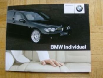 BMW Individual 7er E65 E66 2003 Prospekt