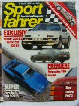 Sportfahrer 4/1985 Sbarro Challenge, Gleich Alfa 90,Almeras Pors