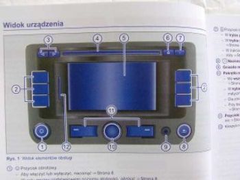 VW RNS 310, RNS 315 System navigacyjny Wydania Polnisch