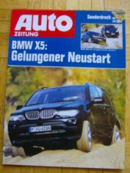 Auto Zeitung 24/2003 BMW X5 4.4i E53 gegen Porche Cayenne S