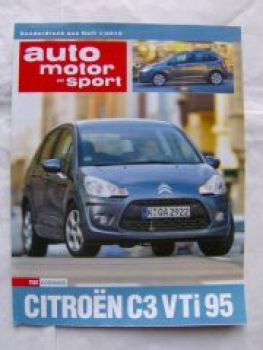 auto motor & sport 1/2010 Citroen C3 VTi 95