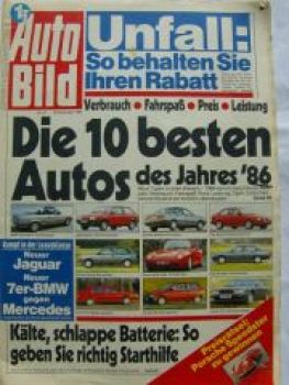 Auto Bild 52/1986 BMW 524d E28 vs. Mercedes Benz W124 250d