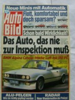 Auto Bild 29/1987 Alpina C2 2.7 Cabriolet E30,R5,Civic,Swift,Cha