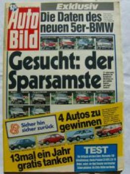 Auto Bild 45/1987 BMW E34,R5 GTD, 205GRD, Micra GL,Starlet,Swift