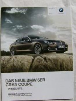 640i 650i +xDrive 640d F06 März 2012 NEU