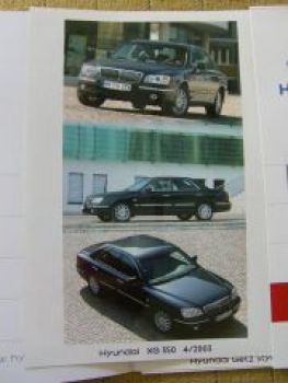 Hyundai AMI 2003 Pressemappe XG350 Matrix Edition Plus V6 coupe