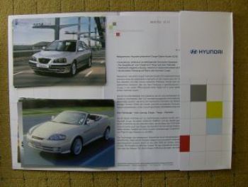 Hyundai Pressemappe IAA 2003 Elantra plus Coupe/Cabrio Studie