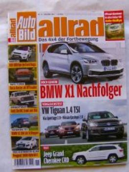 Auto Bild allrad 11/2011 X1,IHC Scout,Dacia Duster,Travec Tecdra