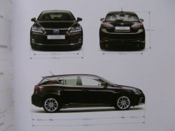 Lexus CT200h Prospekt Dezember 2011 +Preisliste