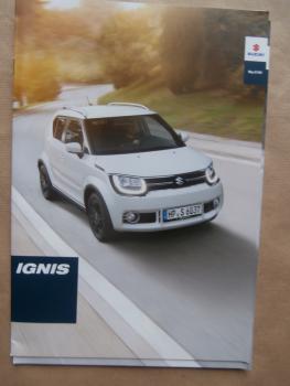 Suzuki Ignis Prospekt +Preisliste August 2017 NEU