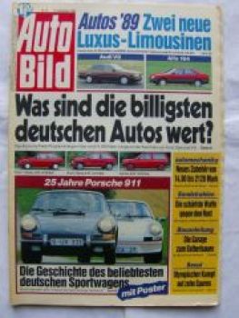 Auto Bild 37/1988 Fiesta 1.1 Fashion vs. Corsa 1.2 Swing vs. Pol