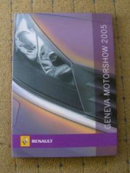 Renault Pressemappe Genf 2005 +CD